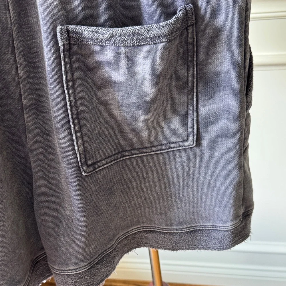 Daily Practice by Anthropologie frayed surplice jumpsuit romper Size Small S - Picture 9 of 14